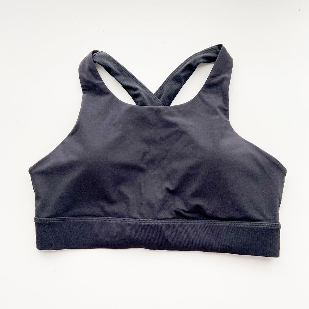Fabletics No-Bounce Sports Bra – Black (L)